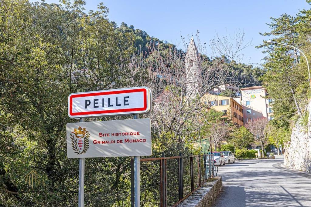 Havre De Paix Et Vue Exceptionnelle Proche Monaco Villa Peille ภายนอก รูปภาพ